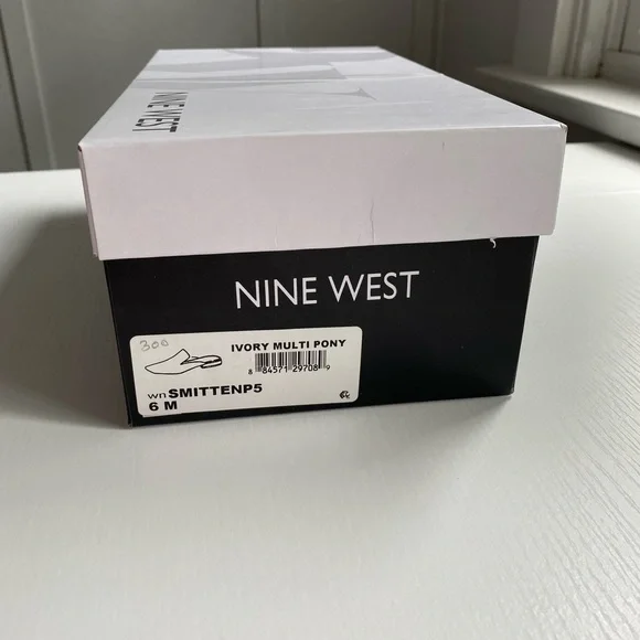 Nine West Calf Hair Square Toe Mules - Picture 8 of 10